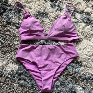 Vibrant Purple Women's Bikini Set